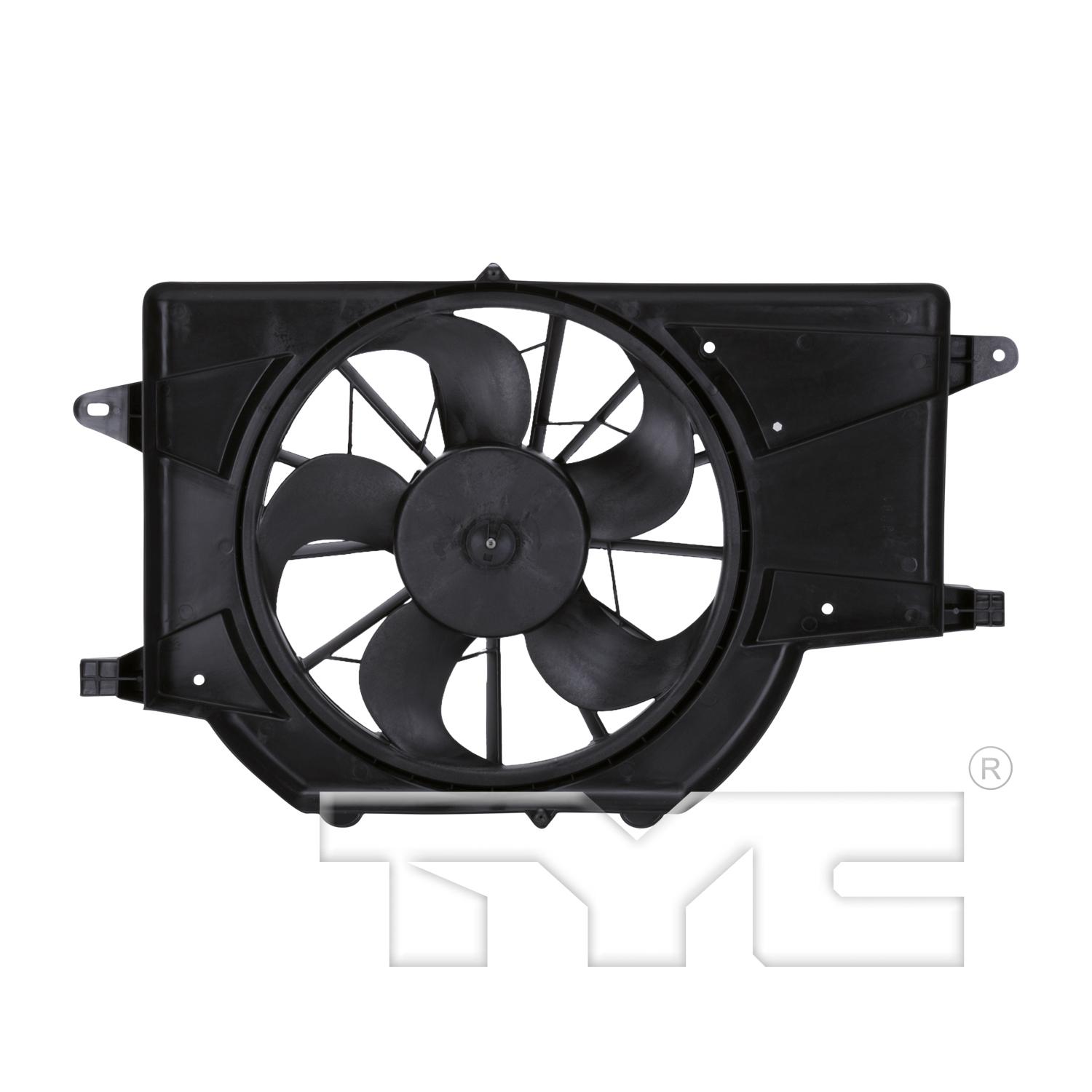 TYC 620850 - Dual Radiator and Condenser Fan Assembly TYC 620850 Dual Radiator and Condenser Fan Assembly product image 1 of 3