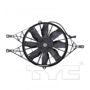 2000 Dodge Durango Dual Radiator and Condenser Fan Assembly TYC 620880 image 1 of 3