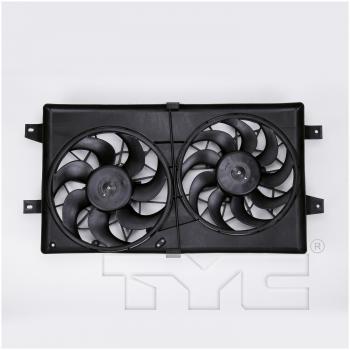 2001 Dodge Stratus Dual Radiator and Condenser Fan Assembly TYC 620910 image 2 of 4