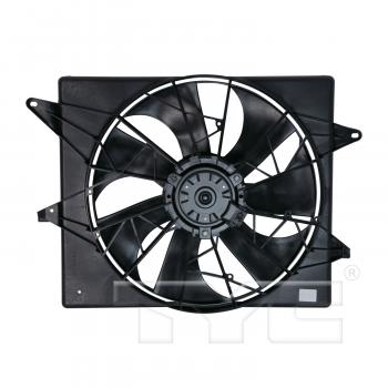 1996 Mercury Cougar Dual Radiator and Condenser Fan Assembly TYC 620950 image 2 of 3