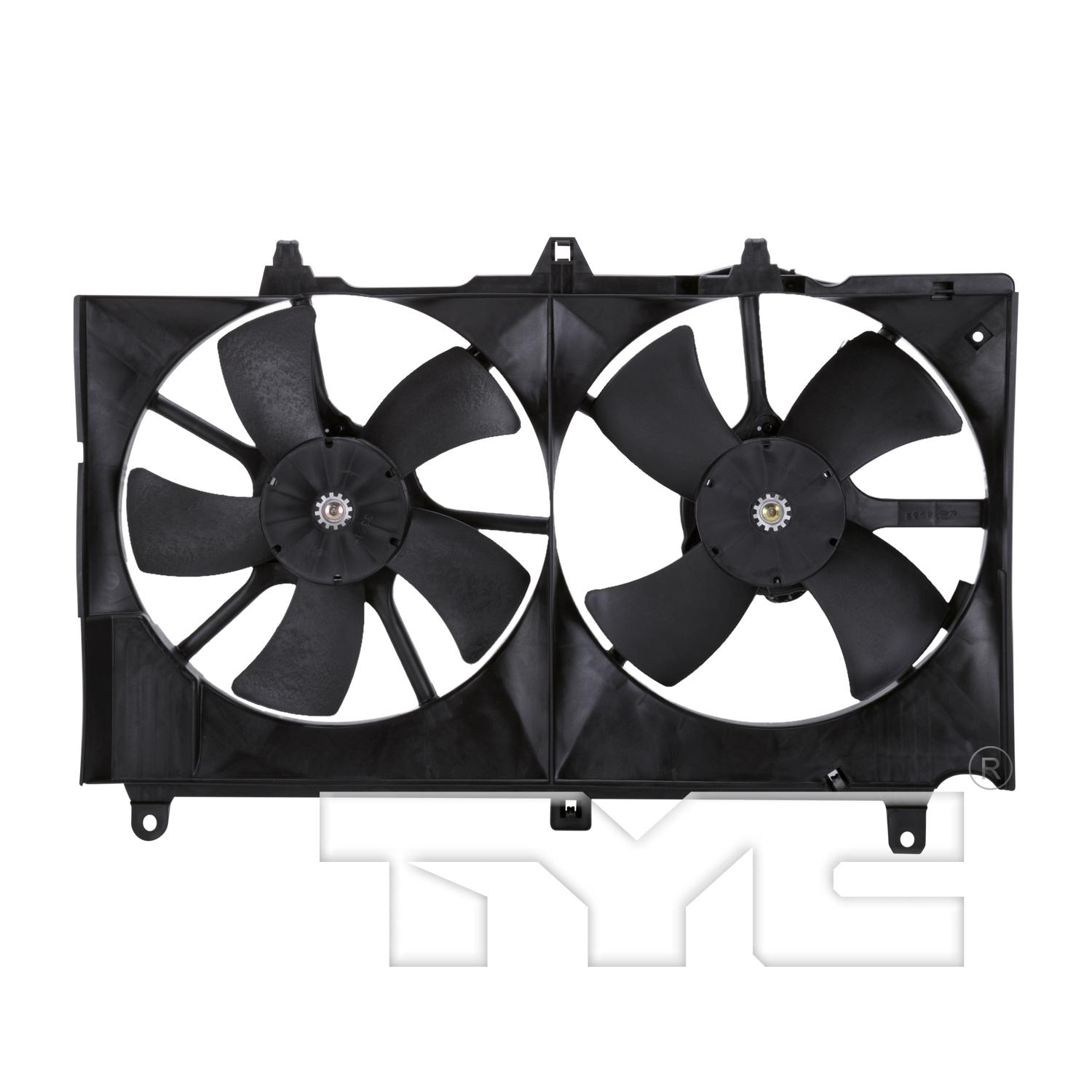 TYC 620980 - Dual Radiator and Condenser Fan Assembly TYC 620980 Dual Radiator and Condenser Fan Assembly product image 1 of 6