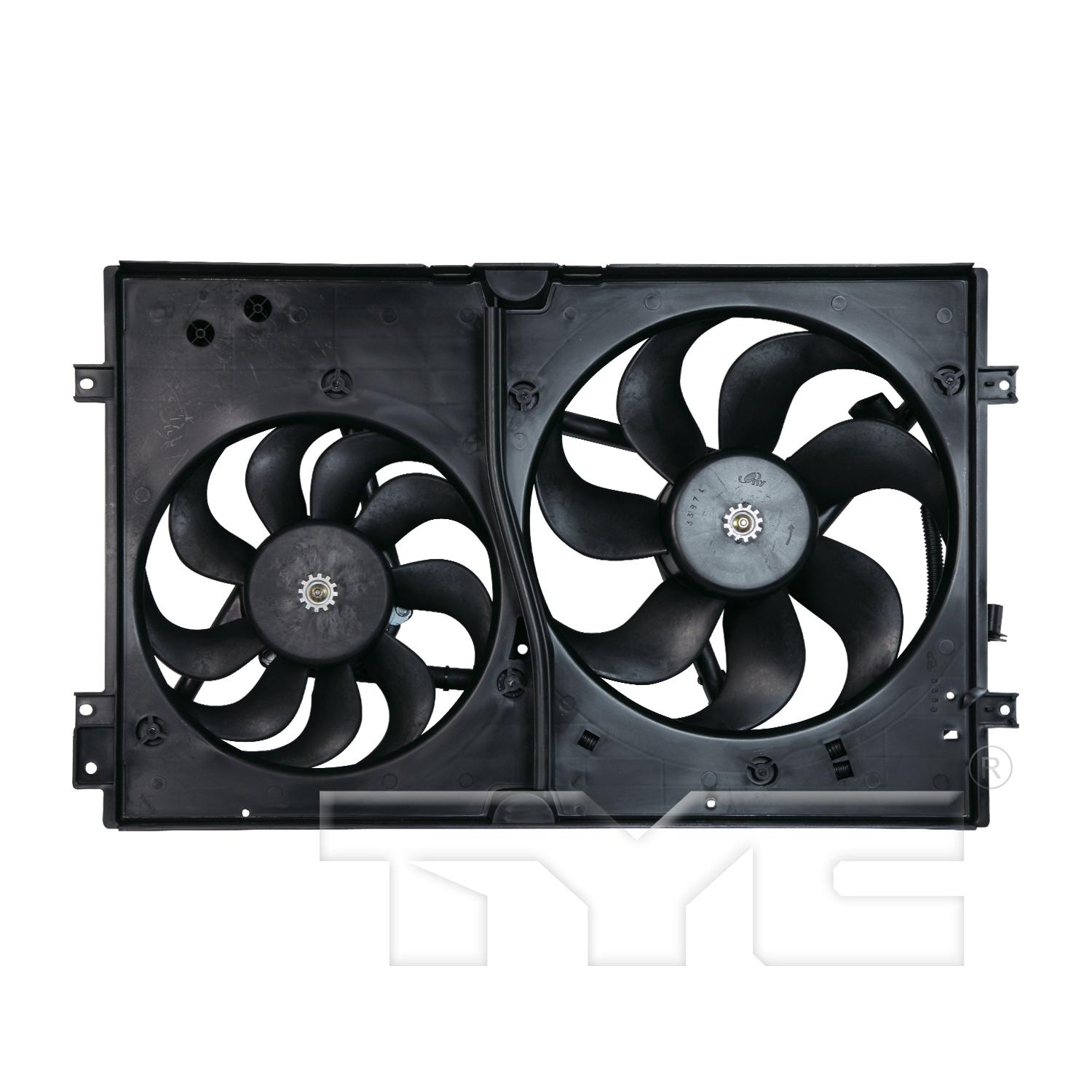 TYC 620990 - Dual Radiator and Condenser Fan Assembly TYC 620990 Dual Radiator and Condenser Fan Assembly product image 1 of 3