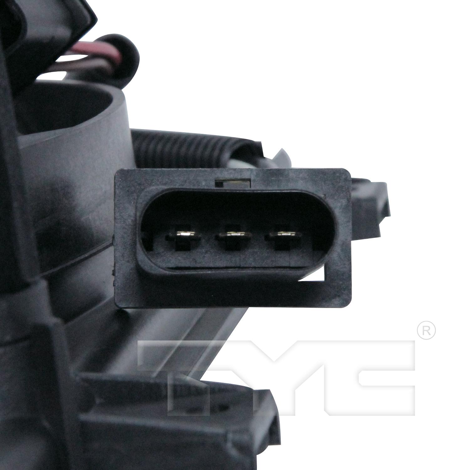 TYC 621000 Dual Radiator and Condenser Fan Assembly product image 3 of 3
