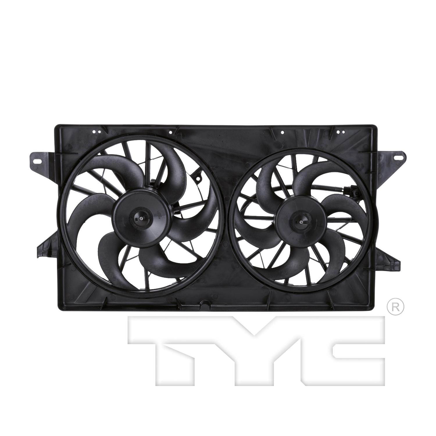 TYC 621010 - Dual Radiator and Condenser Fan Assembly TYC 621010 Dual Radiator and Condenser Fan Assembly product image 1 of 4