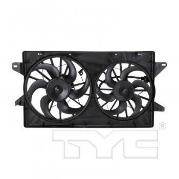 2004 Mercury Monterey Dual Radiator and Condenser Fan Assembly TYC 621010 image 1 of 4
