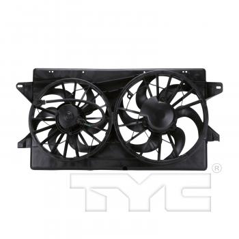 2004 Mercury Monterey Dual Radiator and Condenser Fan Assembly TYC 621010 image 2 of 4