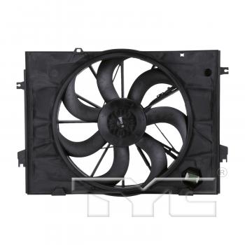 2007 Hyundai Tucson Dual Radiator and Condenser Fan Assembly TYC 621030 image 1 of 3