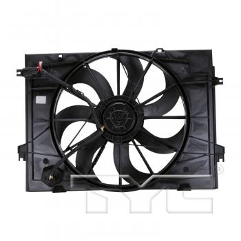 2007 Hyundai Tucson Dual Radiator and Condenser Fan Assembly TYC 621030 image 2 of 3