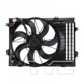 2007 Hyundai Tucson Dual Radiator and Condenser Fan Assembly TYC 621050 image 2 of 3