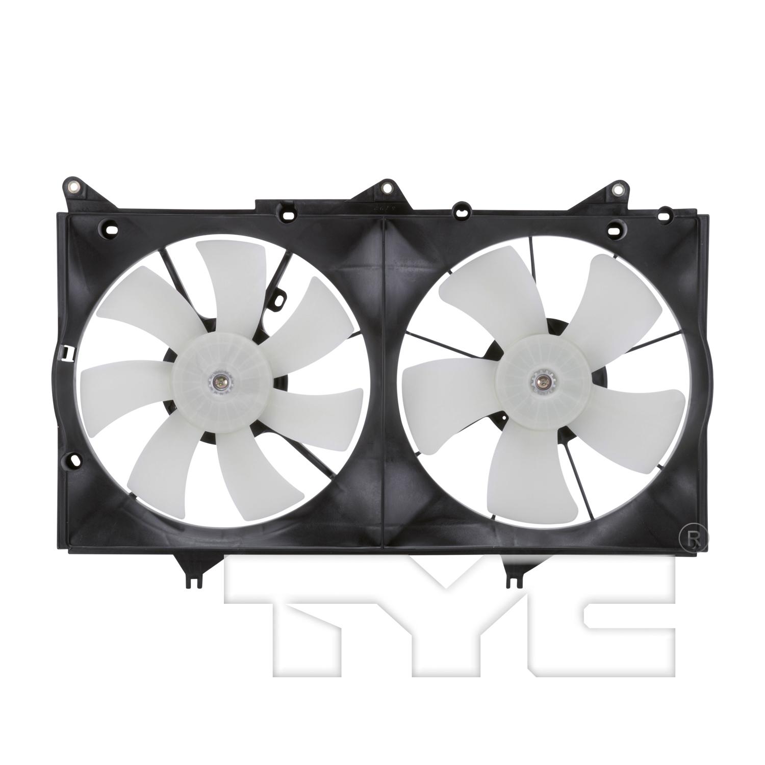 TYC 621060 - Dual Radiator and Condenser Fan Assembly TYC 621060 Dual Radiator and Condenser Fan Assembly product image 1 of 4