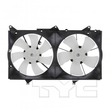 2006 Lexus ES330 Dual Radiator and Condenser Fan Assembly TYC 621060 image 1 of 4