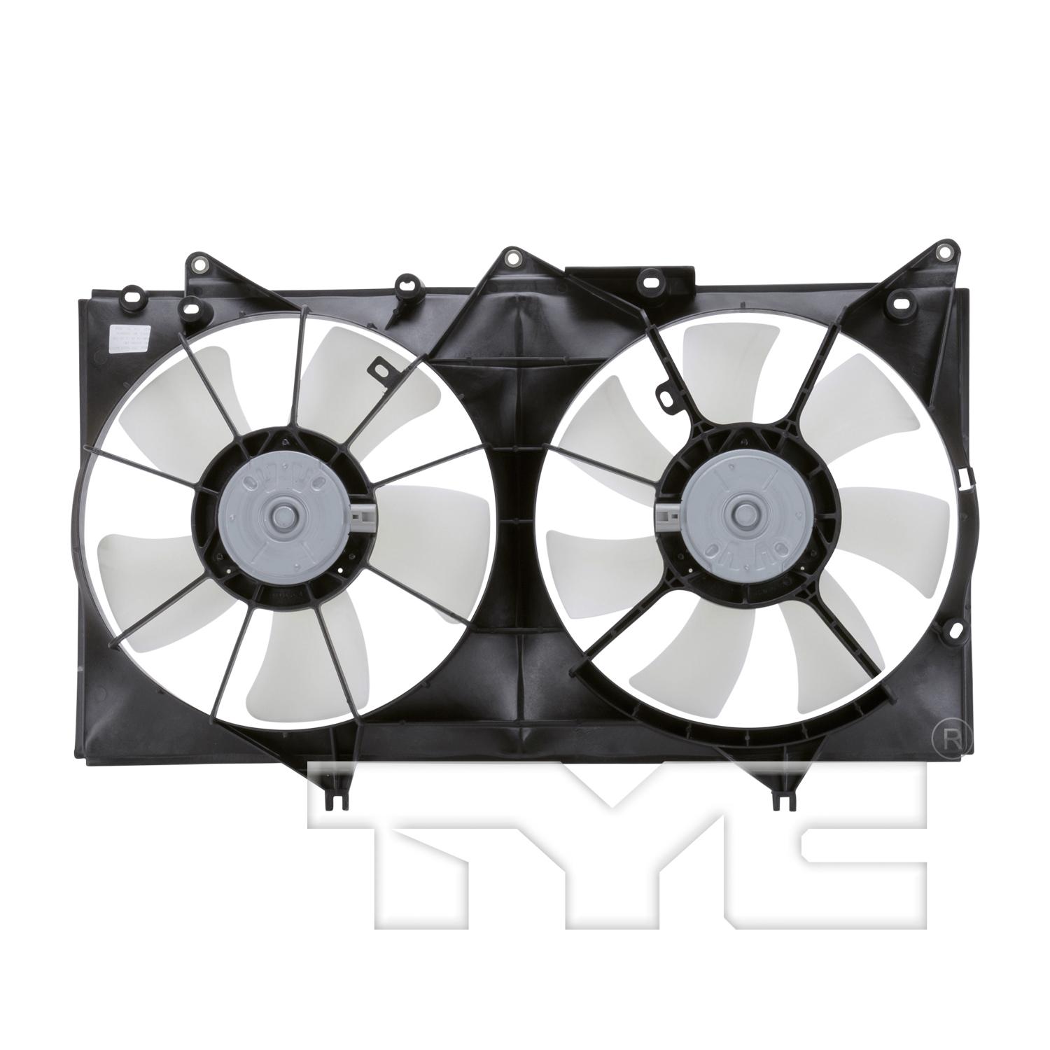 TYC 621060 - Dual Radiator and Condenser Fan Assembly TYC 621060 Dual Radiator and Condenser Fan Assembly product image 2 of 4