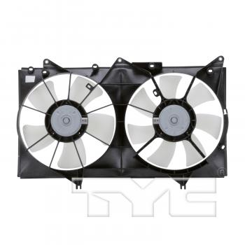 2006 Lexus ES330 Dual Radiator and Condenser Fan Assembly TYC 621060 image 2 of 4