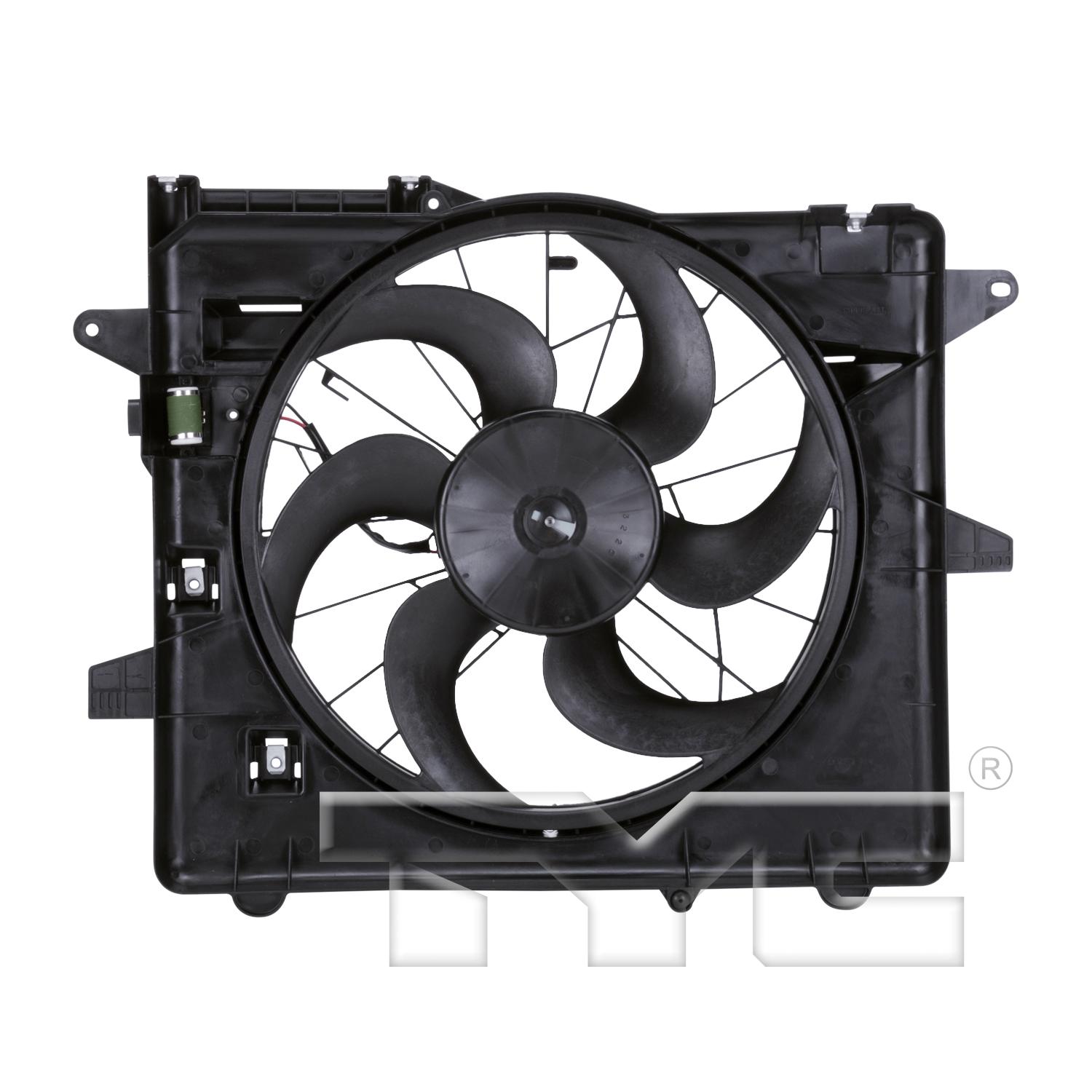 TYC 621070 - Dual Radiator and Condenser Fan Assembly TYC 621070 Dual Radiator and Condenser Fan Assembly product image 1 of 3