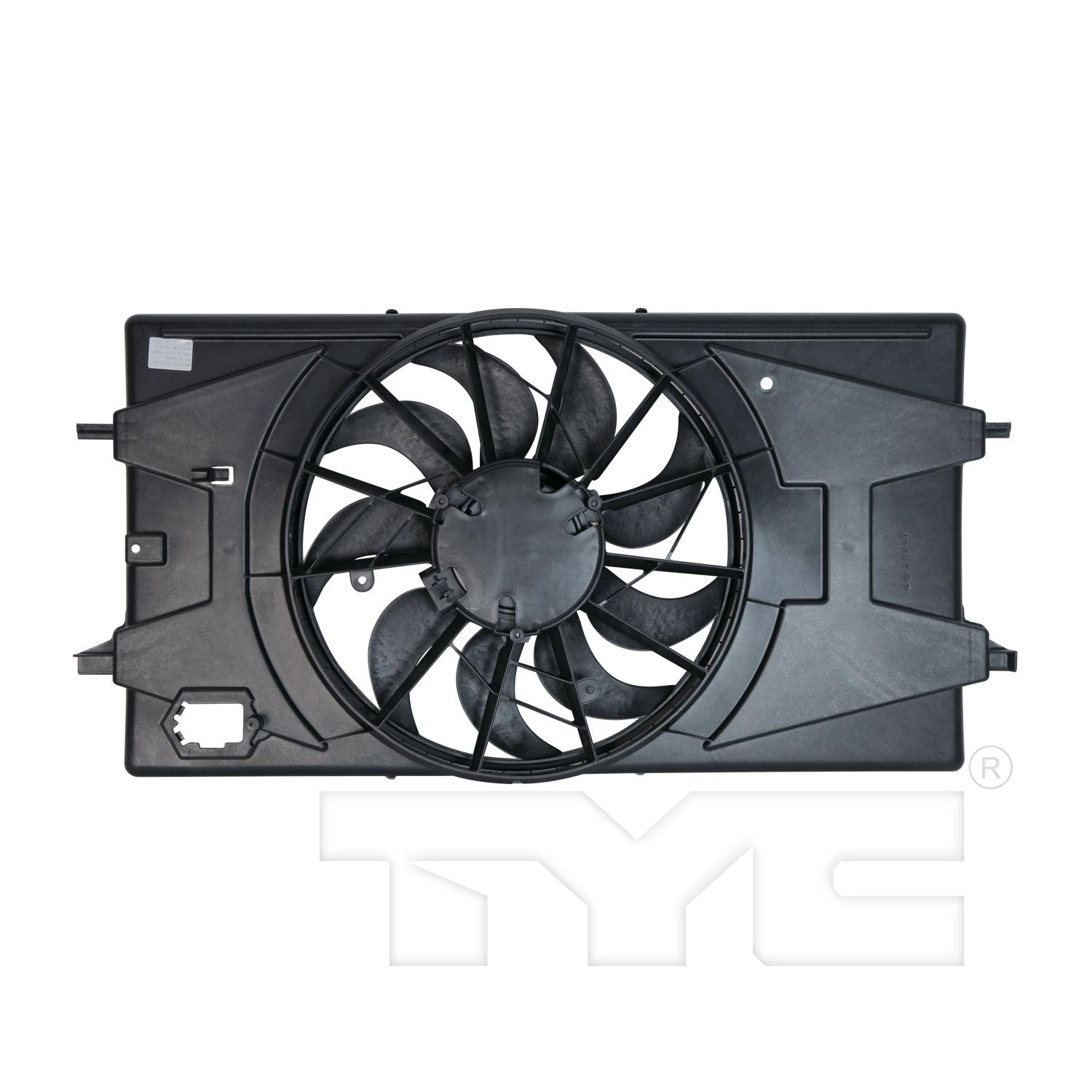 TYC 621100 - Dual Radiator and Condenser Fan Assembly TYC 621100 Dual Radiator and Condenser Fan Assembly product image 1 of 3