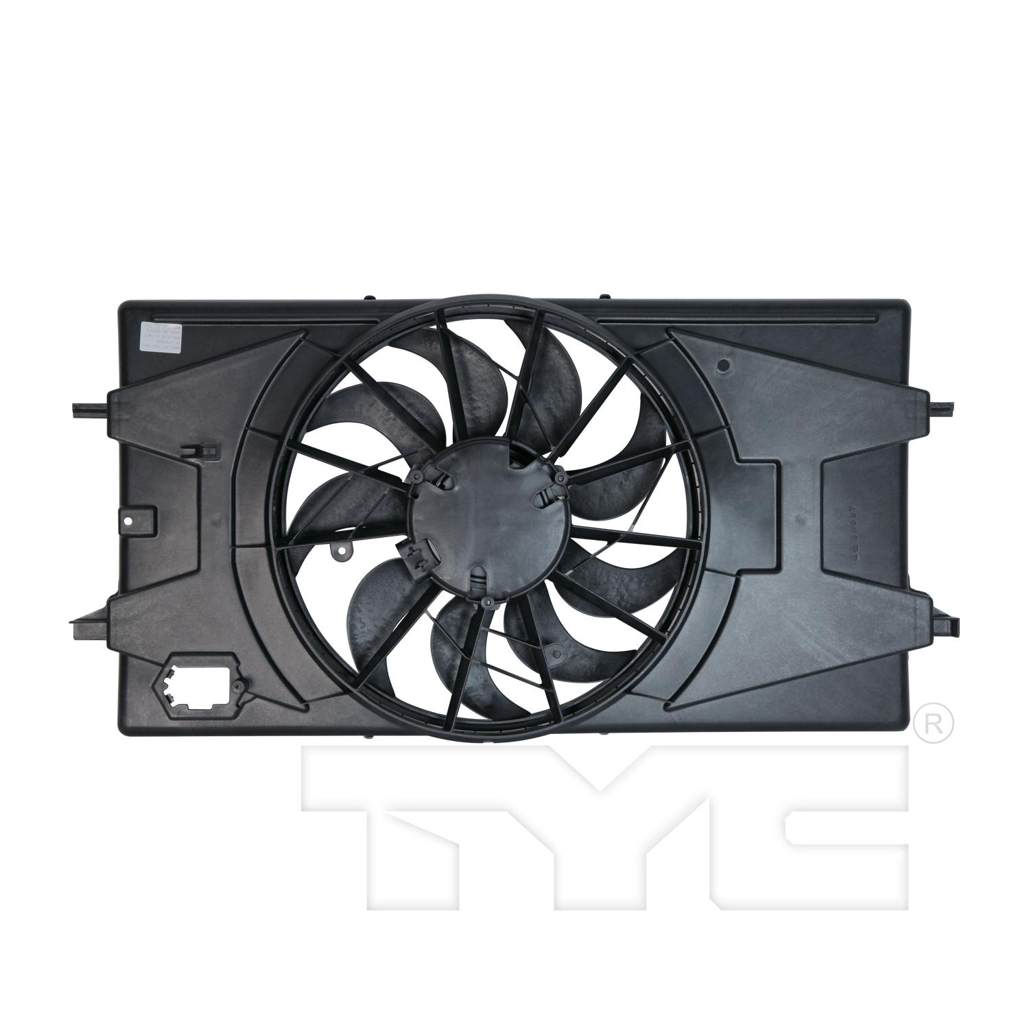 TYC 621100 - Dual Radiator and Condenser Fan Assembly TYC 621100 Dual Radiator and Condenser Fan Assembly product image 2 of 3