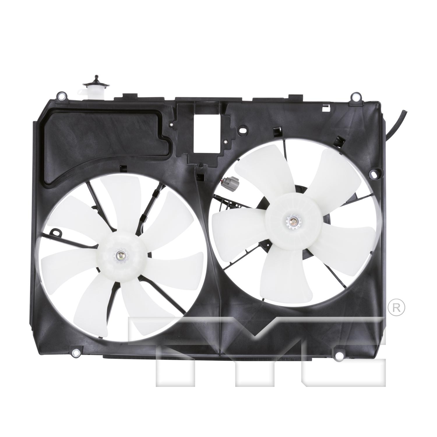 TYC 621110 - Dual Radiator and Condenser Fan Assembly TYC 621110 Dual Radiator and Condenser Fan Assembly product image 1 of 4