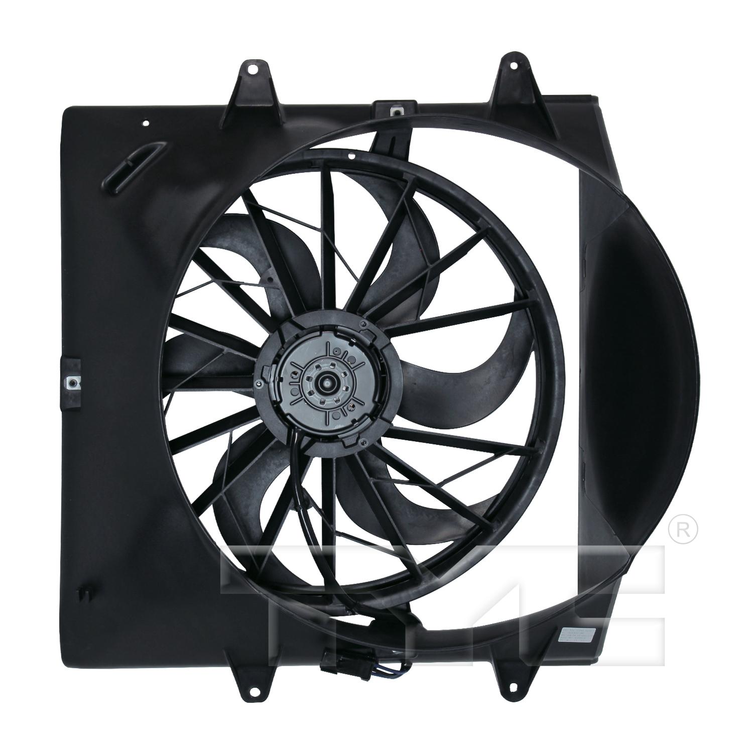 TYC 621130 - Dual Radiator and Condenser Fan Assembly TYC 621130 Dual Radiator and Condenser Fan Assembly product image 2 of 3