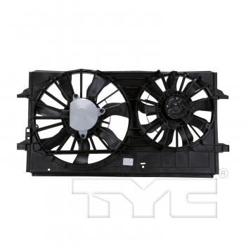 2006 Pontiac G6 Dual Radiator and Condenser Fan Assembly TYC 621150 image 2 of 4