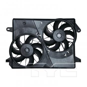 2007 Dodge Magnum Dual Radiator and Condenser Fan Assembly TYC 621160 image 1 of 3