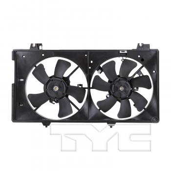 2008 Mazda 6 Dual Radiator and Condenser Fan Assembly TYC 621170 image 1 of 4