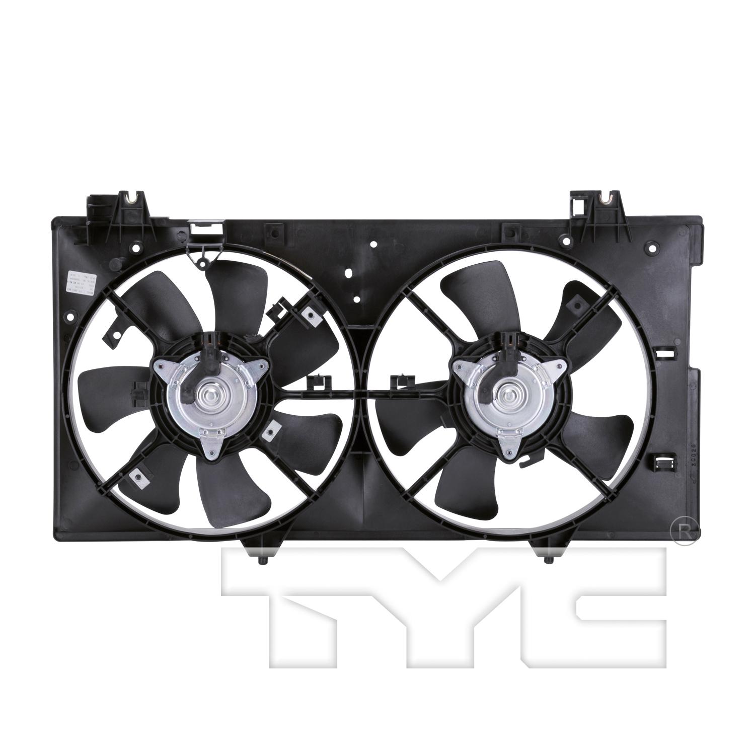 TYC 621170 - Dual Radiator and Condenser Fan Assembly TYC 621170 Dual Radiator and Condenser Fan Assembly product image 2 of 4