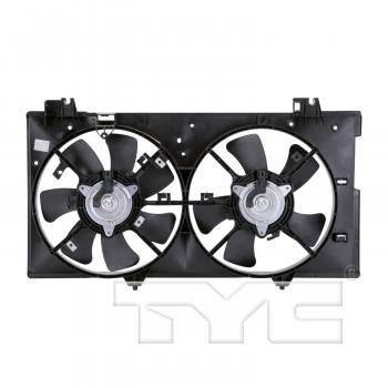 2008 Mazda 6 Dual Radiator and Condenser Fan Assembly TYC 621170 image 2 of 4