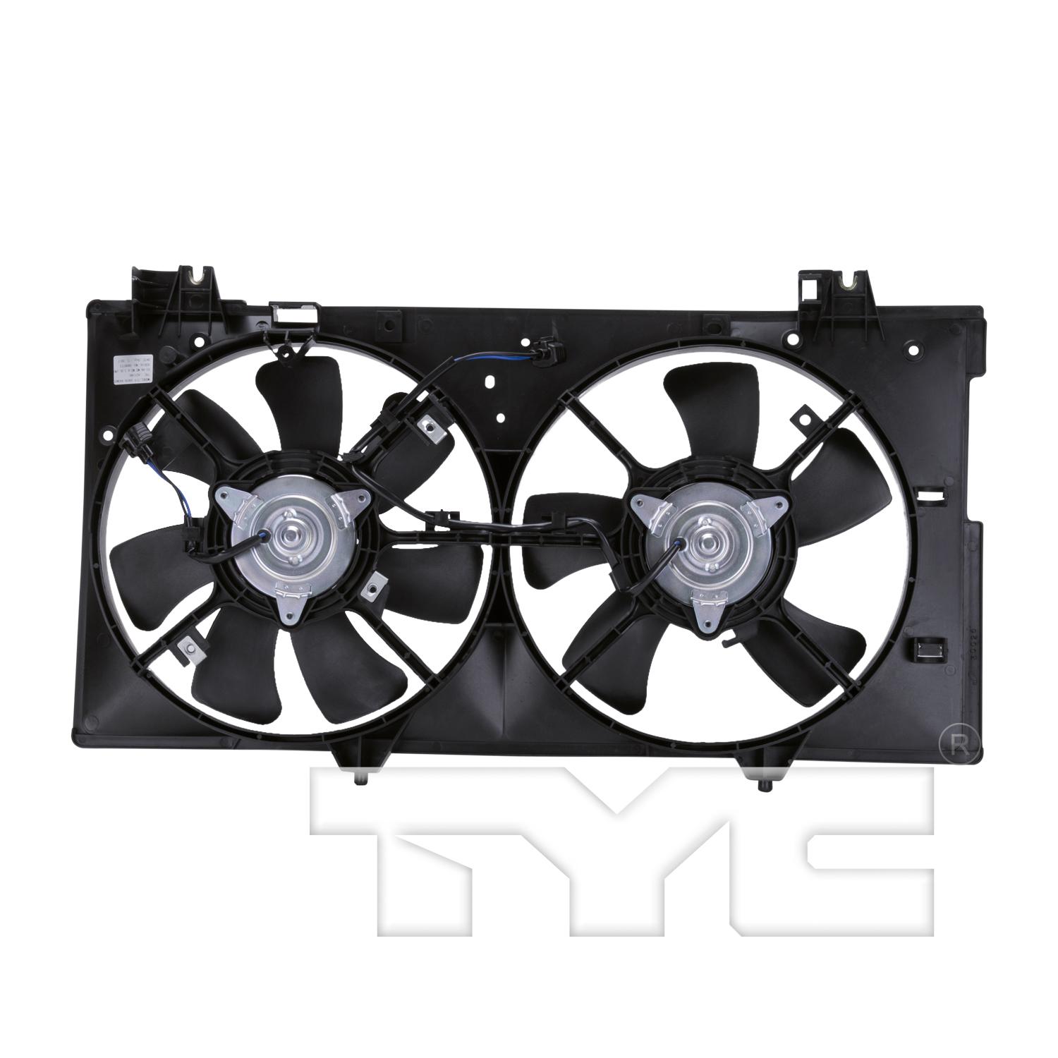 TYC 621180 - Dual Radiator and Condenser Fan Assembly TYC 621180 Dual Radiator and Condenser Fan Assembly product image 2 of 4