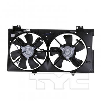 2008 Mazda 6 Dual Radiator and Condenser Fan Assembly TYC 621180 image 2 of 4