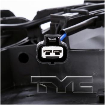 2008 Mazda 6 Dual Radiator and Condenser Fan Assembly TYC 621180 image 3 of 4