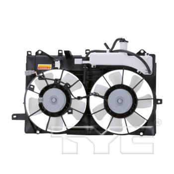 2009 Toyota Prius Dual Radiator and Condenser Fan Assembly TYC 621190 image 2 of 4