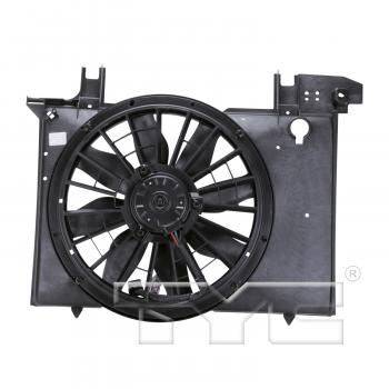 2004 Volvo C70 Dual Radiator and Condenser Fan Assembly TYC 621200 image 2 of 4