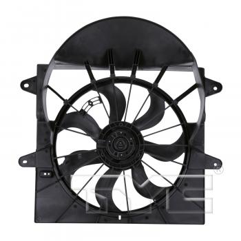 2007 Jeep Grand Cherokee Dual Radiator and Condenser Fan Assembly TYC 621220 image 2 of 3
