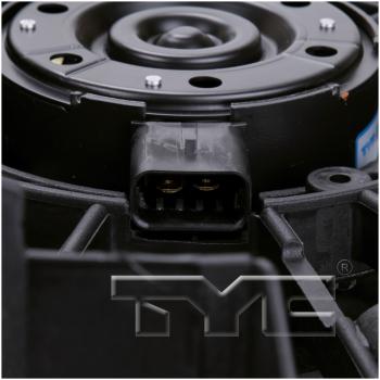 2007 Jeep Grand Cherokee Dual Radiator and Condenser Fan Assembly TYC 621220 image 3 of 3