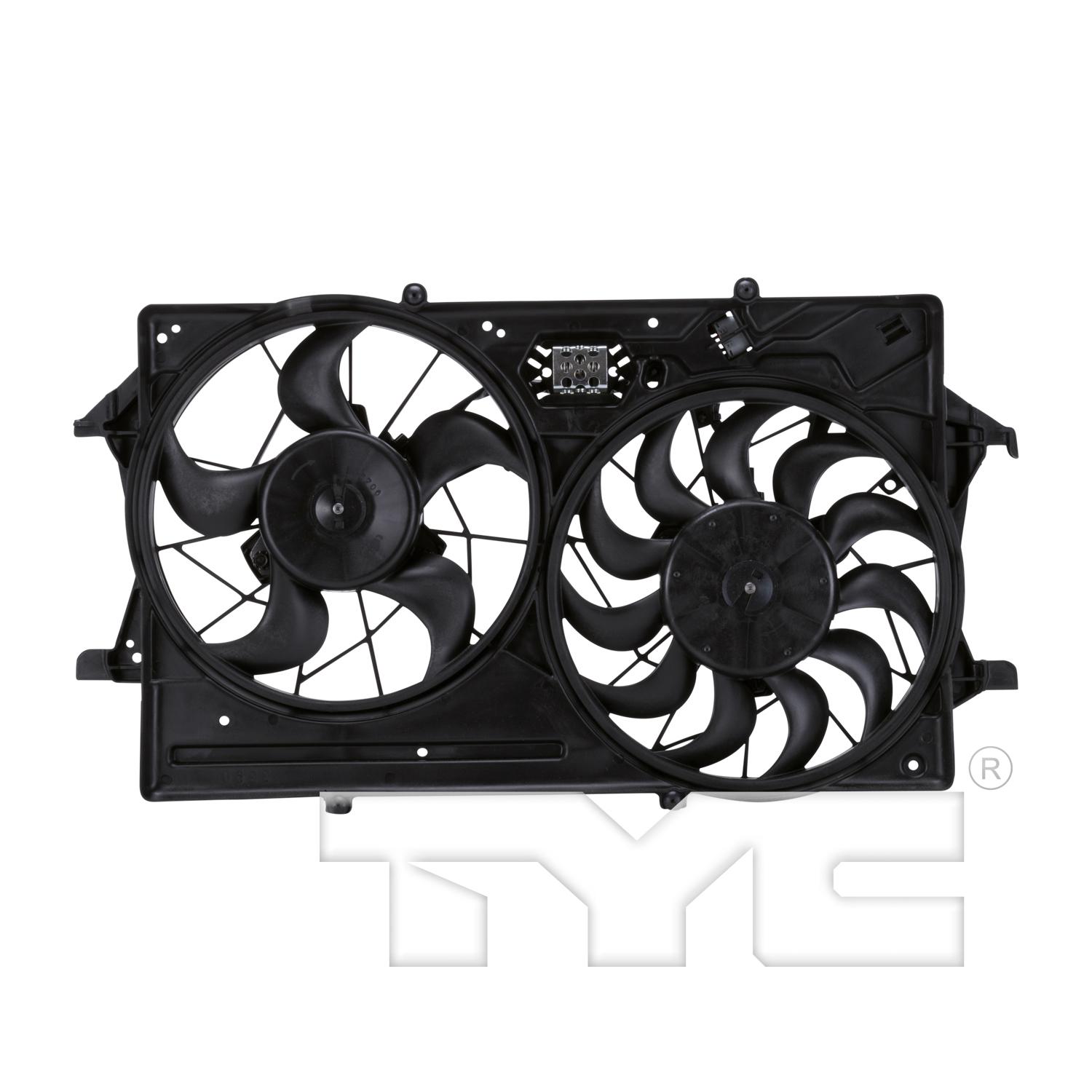 TYC 621230 - Dual Radiator and Condenser Fan Assembly TYC 621230 Dual Radiator and Condenser Fan Assembly product image 1 of 4
