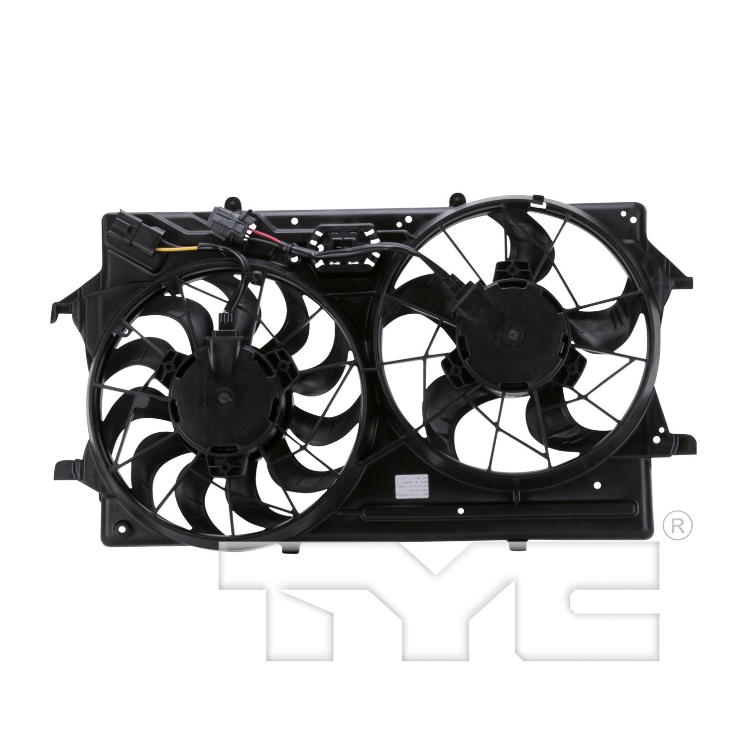 TYC 621230 - Dual Radiator and Condenser Fan Assembly TYC 621230 Dual Radiator and Condenser Fan Assembly product image 2 of 4