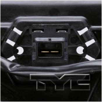 2003 Ford Focus Dual Radiator and Condenser Fan Assembly TYC 621230 image 3 of 4