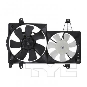 TYC 621250 Dual Radiator and Condenser Fan Assembly product image 1 of 4