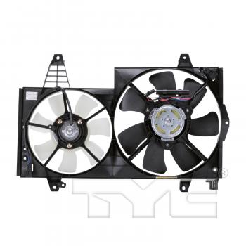 TYC 621250 Dual Radiator and Condenser Fan Assembly product image 2 of 4