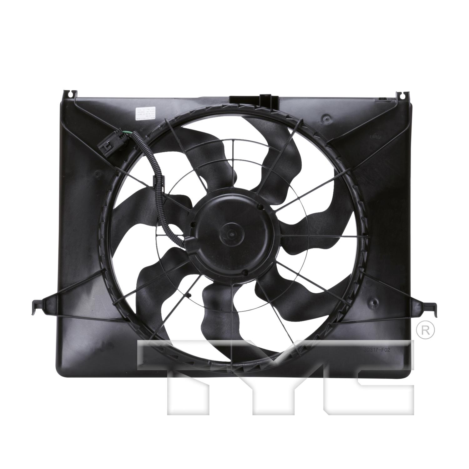 TYC 621260 - Dual Radiator and Condenser Fan Assembly TYC 621260 Dual Radiator and Condenser Fan Assembly product image 2 of 3