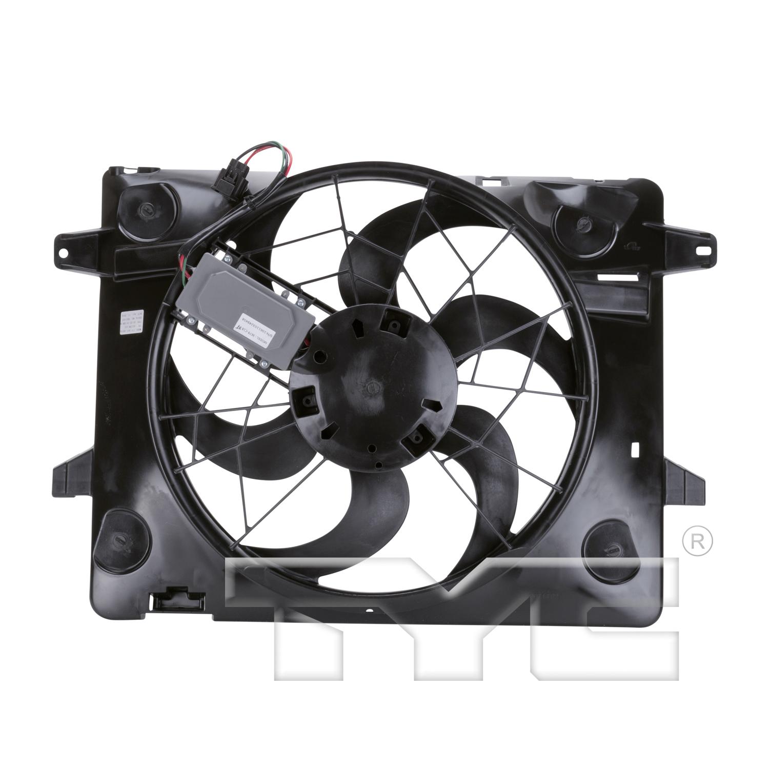 TYC 621290 - Dual Radiator and Condenser Fan Assembly TYC 621290 Dual Radiator and Condenser Fan Assembly product image 2 of 3