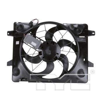 2004 Mercury Marauder Dual Radiator and Condenser Fan Assembly TYC 621290 image 2 of 3