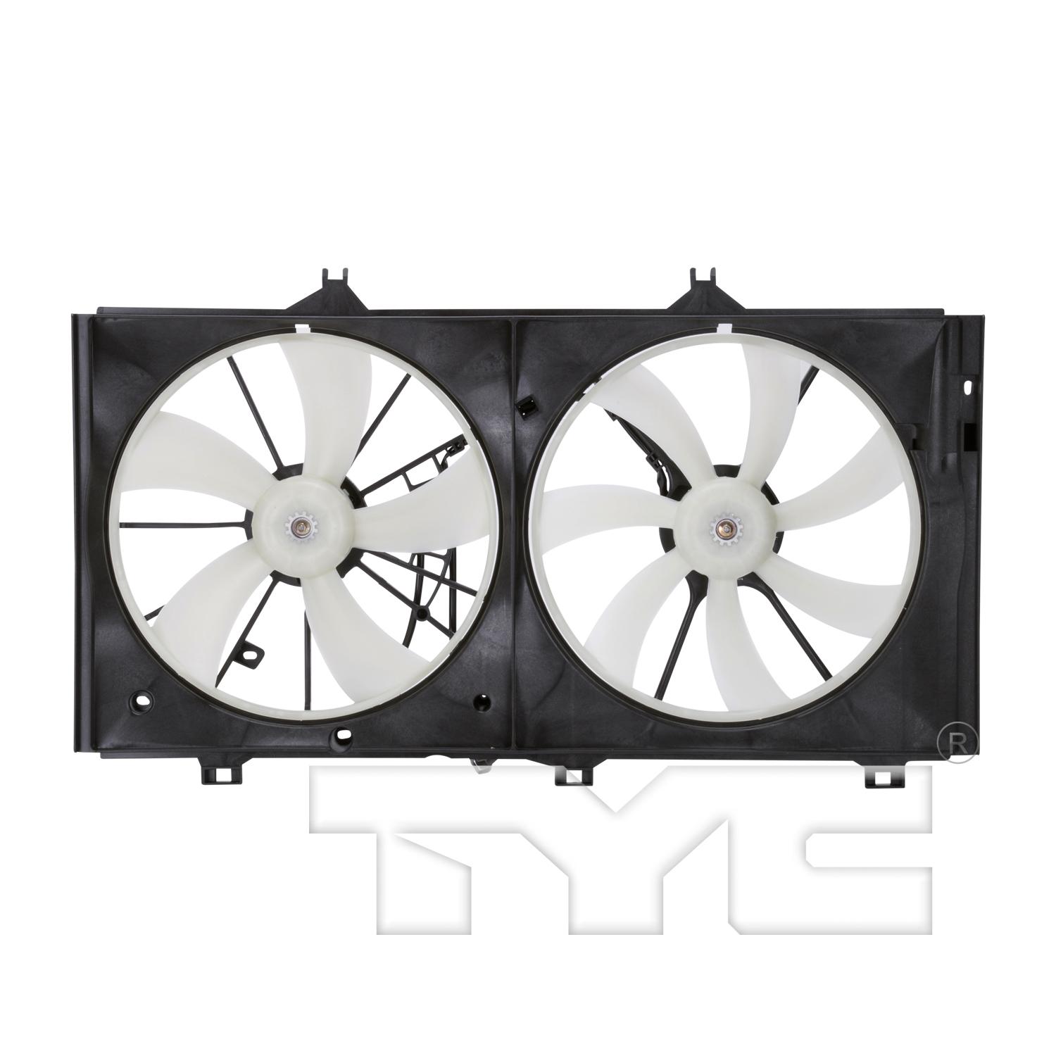 TYC 621300 - Dual Radiator and Condenser Fan Assembly TYC 621300 Dual Radiator and Condenser Fan Assembly product image 1 of 4