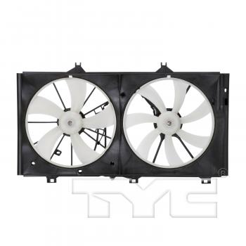 2010 Toyota Avalon Dual Radiator and Condenser Fan Assembly TYC 621300 image 1 of 4
