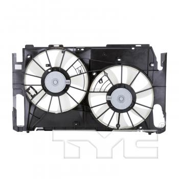 2008 Toyota RAV4 Dual Radiator and Condenser Fan Assembly TYC 621320 image 2 of 4