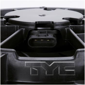 2005 Chevrolet Equinox Dual Radiator and Condenser Fan Assembly TYC 621330 image 3 of 4