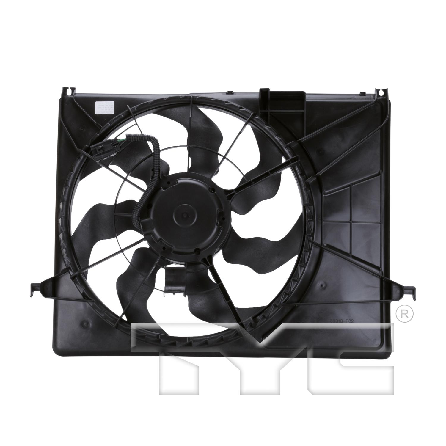 TYC 621340 - Dual Radiator and Condenser Fan Assembly TYC 621340 Dual Radiator and Condenser Fan Assembly product image 2 of 3