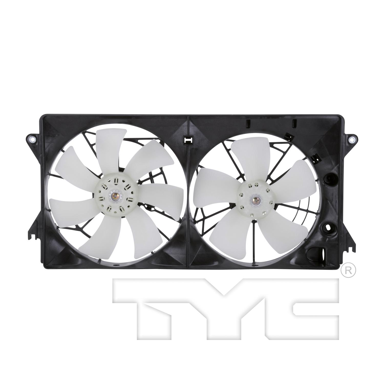 TYC 621350 - Dual Radiator and Condenser Fan Assembly TYC 621350 Dual Radiator and Condenser Fan Assembly product image 1 of 4