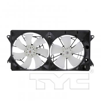 2005 Toyota MR2 Spyder Dual Radiator and Condenser Fan Assembly TYC 621350 image 1 of 4