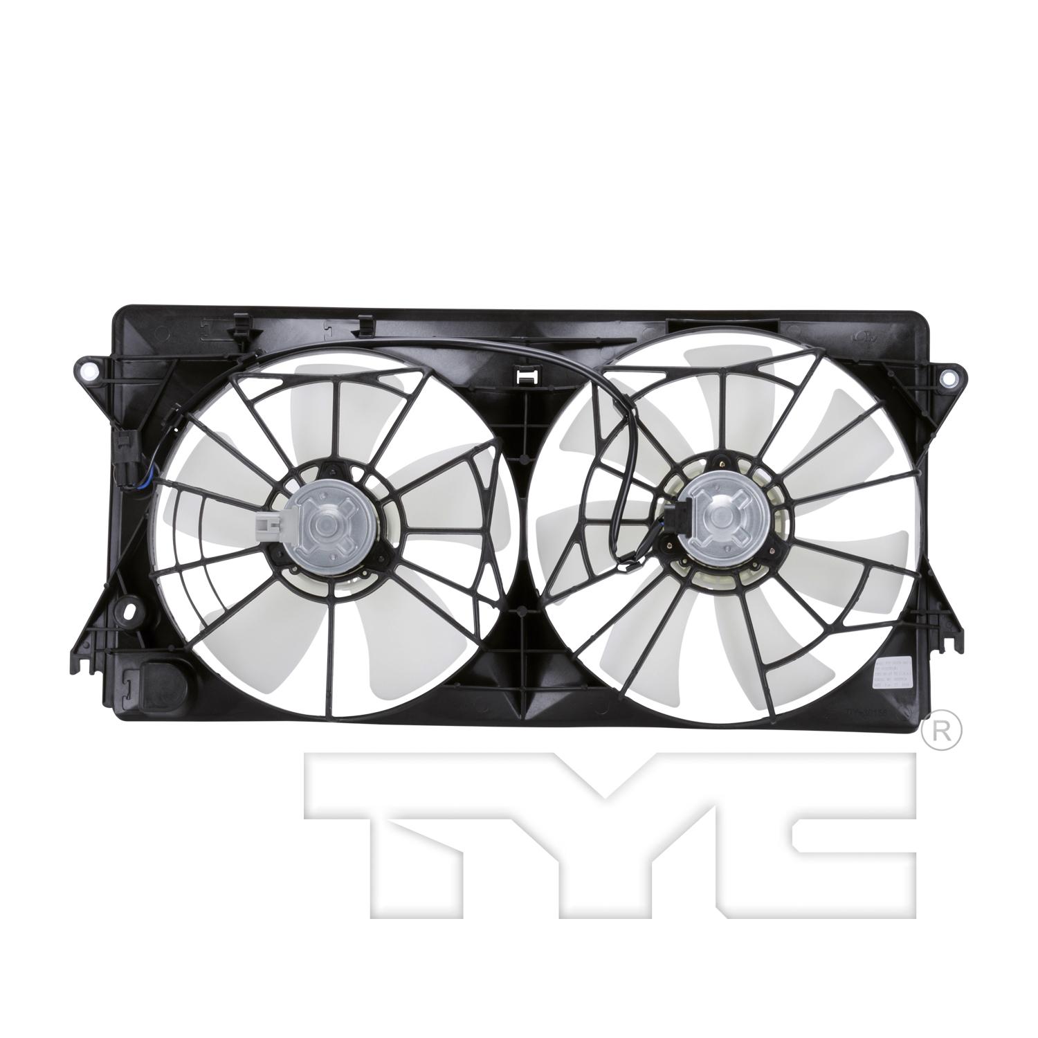 TYC 621350 - Dual Radiator and Condenser Fan Assembly TYC 621350 Dual Radiator and Condenser Fan Assembly product image 2 of 4